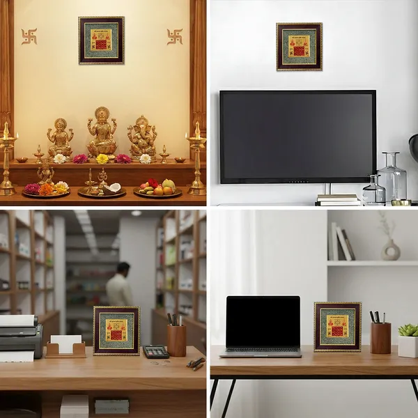Authentic_Vyapar_Vriddhi_Yantra_On_Pyrite_Frame_With_Free_Citrine_Pyramid_Non_Siddh_|_Wealth_&_Success