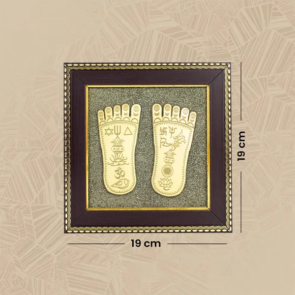 Minimalist_Maa_Lakshmi_Charan_Paduka_On_Pyrite_Frame_Maha_Lakshmi_Siddhi_|_Wealth_&_Success