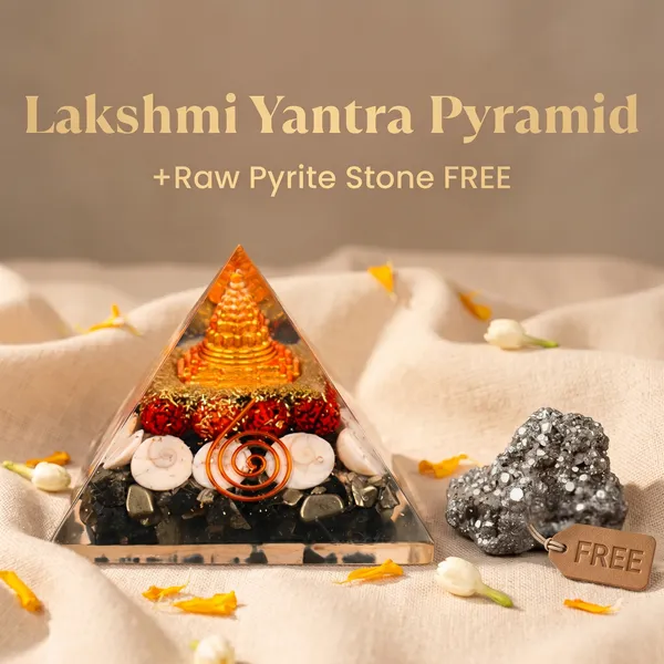 Authentic_Lakshmi_Yantra_Pyramid_With_Free_Raw_Pyrite_Stone_Standard_|_Wealth_&_Success