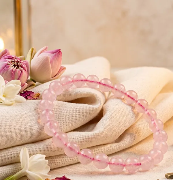 Powerful_Rose_Quartz_Bracelet_Women_6Mm_Beads_|_Healing_&_Clarity