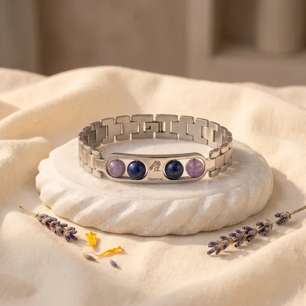 Aquarius__Stainless_Steel_Zodiac_Energy_Bracelet_–_Amethyst_&_Lapis_Lazuli