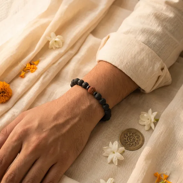 Timeless_Divine_Rudraksha_Bracelet_With_Lava_Stone_|_Balance_&_Protection