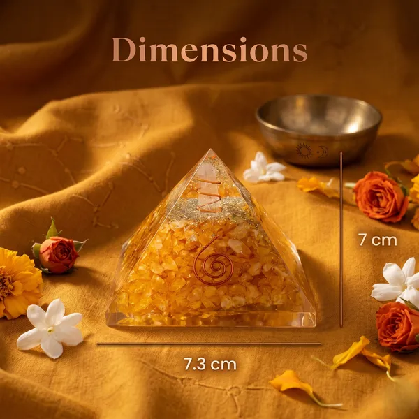 Powerful_Citrine_Pyramid_With_Free_Raw_Square_Selenite_Plate_|_Healing_&_Clarity