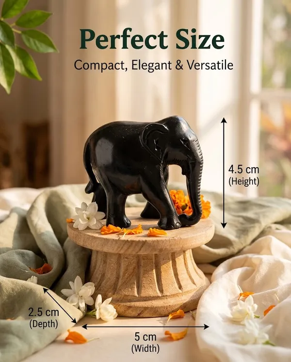 Handcrafted_Karungali_Wood_Elephant_–_Small_(4.5_cm)