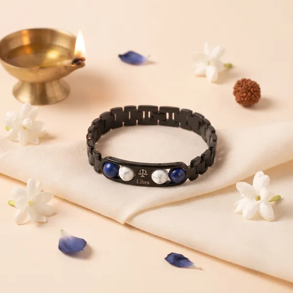 Libra_Zodiac_Metal_Bracelet_–_Sodalite_&_Howlite_|_GemsForever