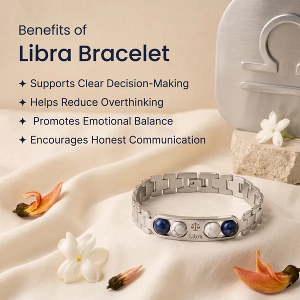 Libra_Zodiac_Silver_metal__Gemstone_Bracelet
