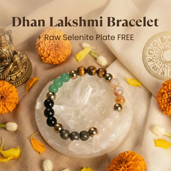 Sacred_Dhan_Lakshmi_Bracelet_With_Free_Raw_Selenite_Plate_|_Wealth_&_Success