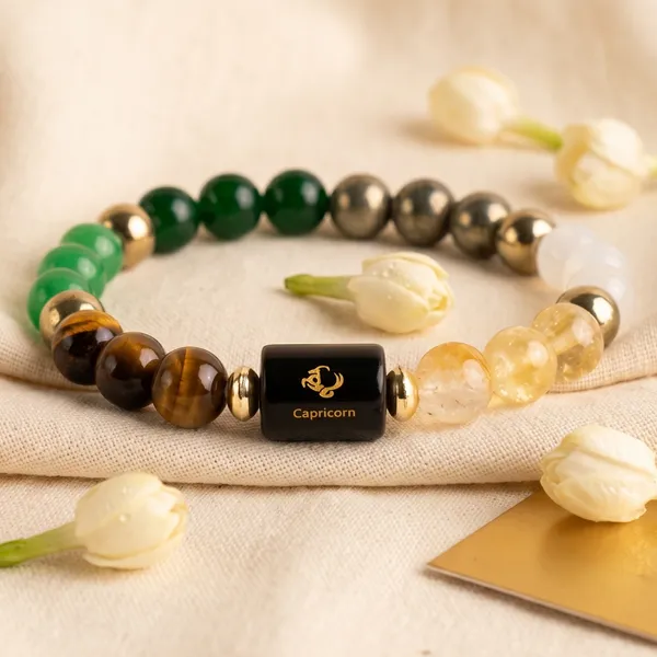 Minimalist_Dhan_Yog_Bracelet_With_Zodiac_Charm_Capricon_|_Wealth_&_Success