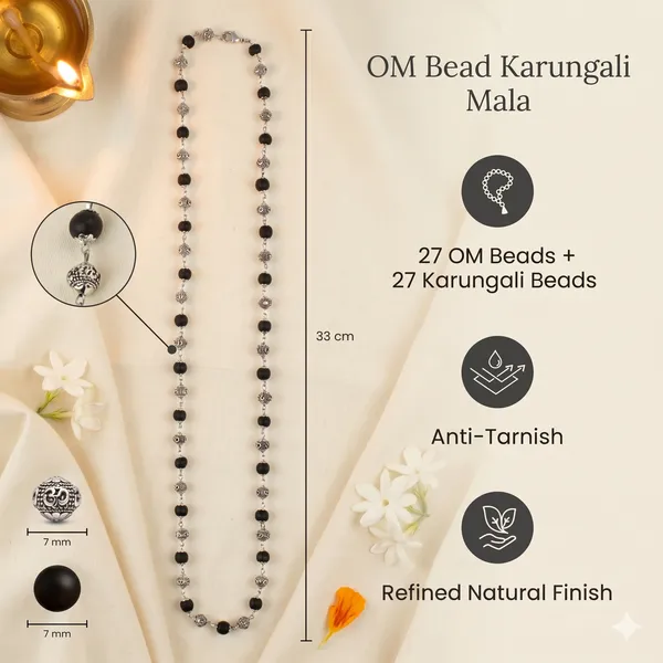 Timeless_Divya_Raksha_Rudraksha_Karungali_Mala_With_Free_7_Mukhi_Rudraksha_Bracelet_Maha_Lakshmi_Siddhi_|_Balance_&_Protection_(Pack_Of_2_)