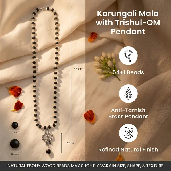 Divine_Karungali_Mala_With_Om_Shiva_Trishul_Pendant_|_Balance_&_Protection