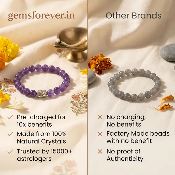 Authentic_Amethyst_Bracelet_With_Free_Raw_Selenite_Plate_|_Healing_&_Clarity