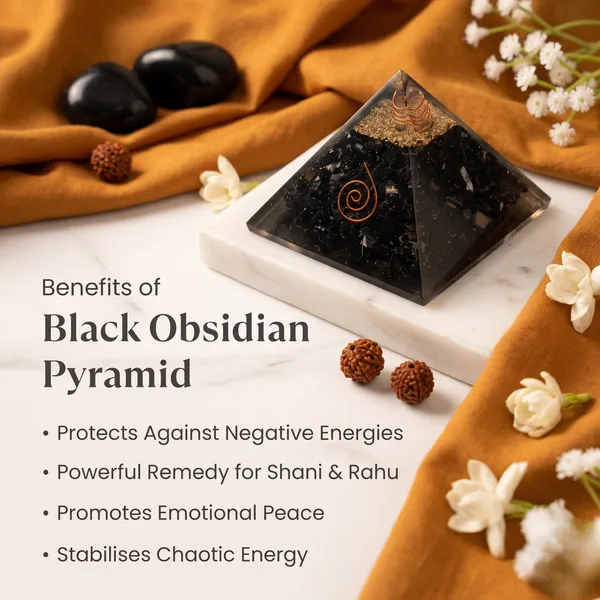 Exquisite_Black_Obsidian_Pyramid_With_Free_Raw_Square_Selenite_Plate_|_Healing_&_Clarity