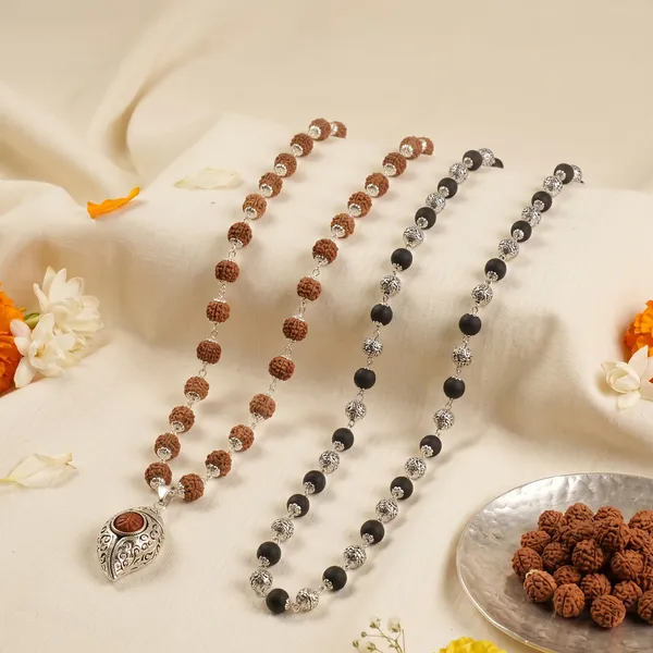 Classic_Divya_Shankh_Rudraksha_Mala_With_Om_Bead_Karungali_Mala_|_Balance_&_Protection_(Pack_Of_2_)