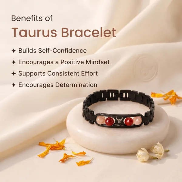 Taurus_Zodiac_Metal_Bracelet_–_Sunstone_&_Carnelian_|_GemsForever