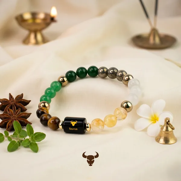 Timeless_Dhan_Yog_Bracelet_With_Zodiac_Charm_Taurus_|_Wealth_&_Success