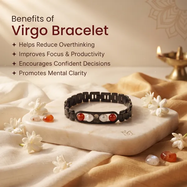 Virgo_Zodiac_Metal_Bracelet_–_Carnelian_&_Milky_Quartz_|_GemsForever