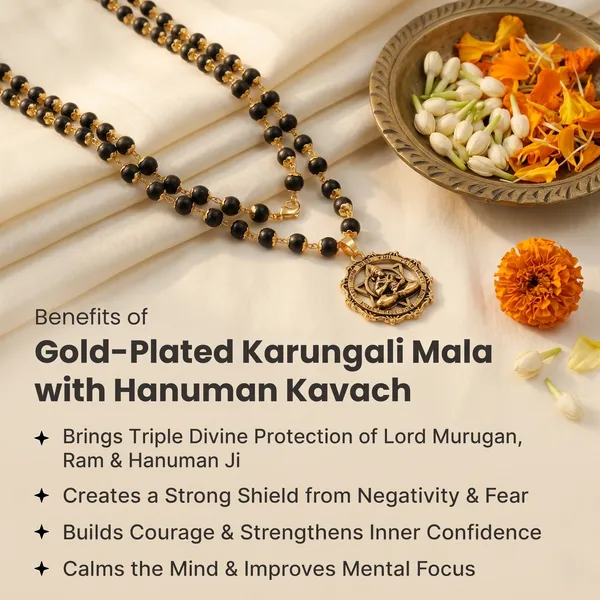 Authentic_Gold_Plated_Karungali_Mala_With_Hanuman_Kavach_Pendant_Hanuman_Siddh_|_Balance_&_Protection