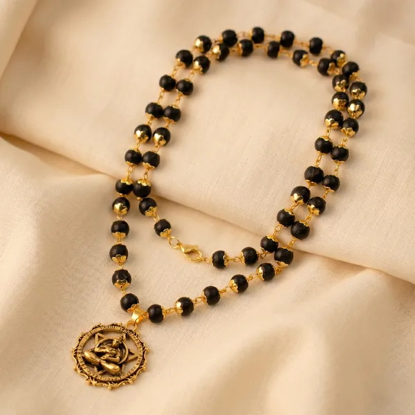 Authentic_Gold_Plated_Karungali_Mala_With_Hanuman_Kavach_Pendant_Hanuman_Siddh_|_Balance_&_Protection