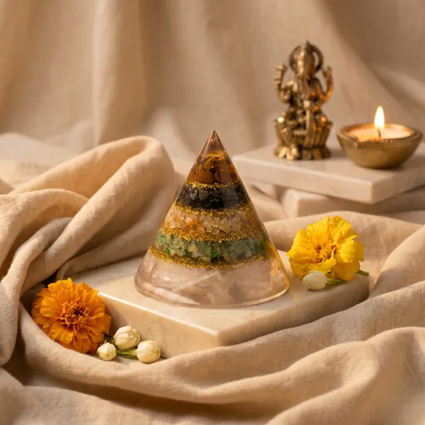 Powerful_Conical_Dhan_Yog_Pyramid_With_Selenite_Base_Standard_|_Wealth_&_Success