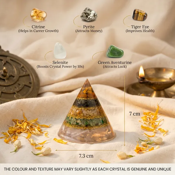 Powerful_Conical_Dhan_Yog_Pyramid_With_Selenite_Base_Standard_|_Wealth_&_Success