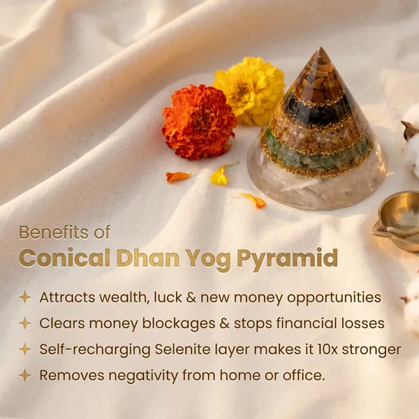 Powerful_Conical_Dhan_Yog_Pyramid_With_Selenite_Base_Standard_|_Wealth_&_Success
