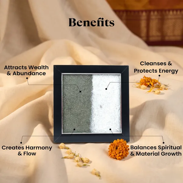 Minimalist_Dhan_Varsha_Frame_With_Pyrite_Selenite_|_Wealth_&_Success
