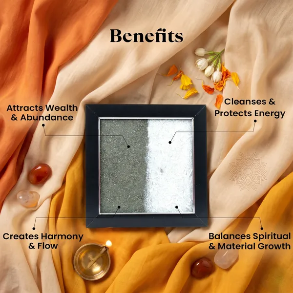 Minimalist_Dhan_Varsha_Frame_With_Pyrite_Selenite_|_Wealth_&_Success