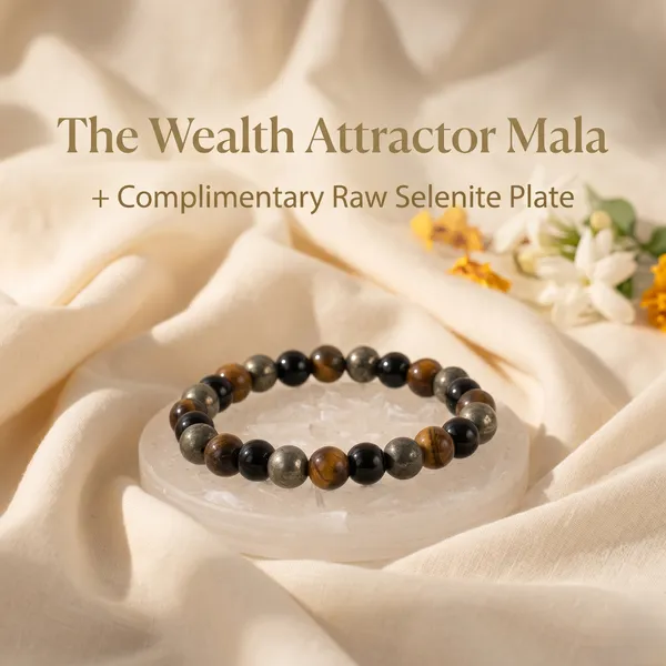 Divine_Money_Maker_Bracelet_With_Free_Raw_Selenite_Plate_|_Wealth_&_Success