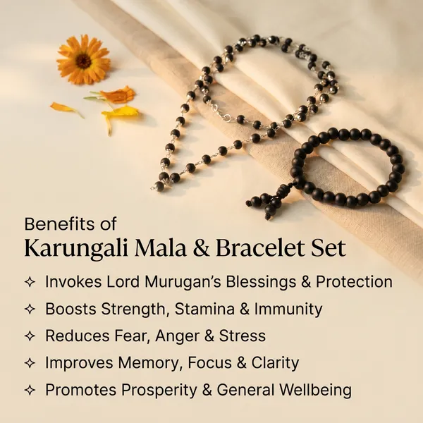 Handcrafted_Silver_Capped_Karungali_Malai_With_Free_Karungali_Bracelet_Govt_Certified_Standard_|_Balance_&_Protection_(Pack_Of_2_)