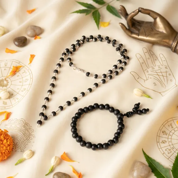 Handcrafted_Silver_Capped_Karungali_Malai_With_Free_Karungali_Bracelet_Govt_Certified_Standard_|_Balance_&_Protection_(Pack_Of_2_)