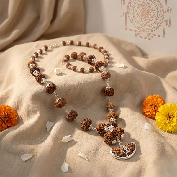 Elegant_1_14_Mukhi_Siddh_Rudraksha_Mala_With_Collector_Beads_|_Balance_&_Protection