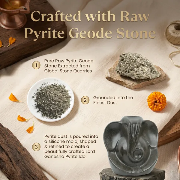 Timeless_Pyrite_Ganesh_Ji_Idol_With_Free_Raw_Selenite_Plate_Maha_Lakshmi_Siddhi_|_Wealth_&_Success