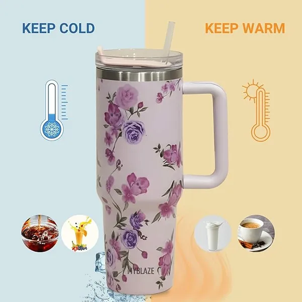 Vyralu_Purple_Stainless_Steel_Floral_Print_Insulated_Travel_Tumbler_1200_Ml