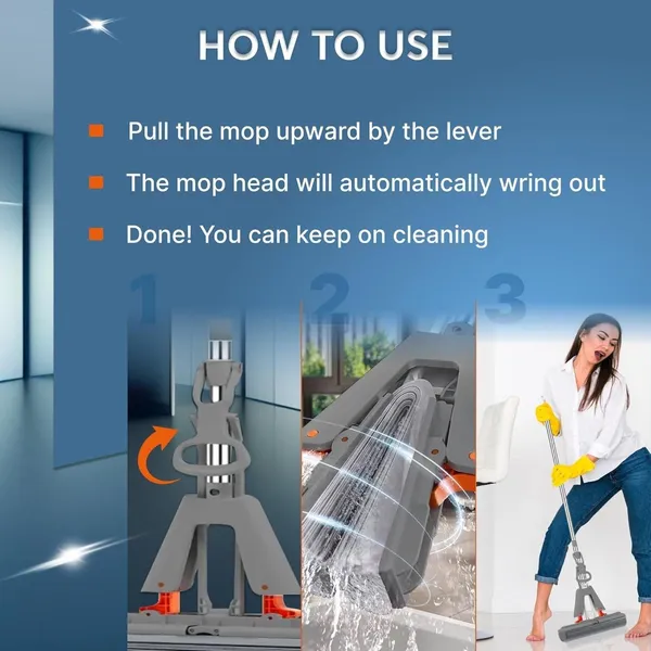 Vyralu_Grey_Cotton_Self-Wringing_Floor_Cleaning_Mop_With_Stainless_Steel_Handle