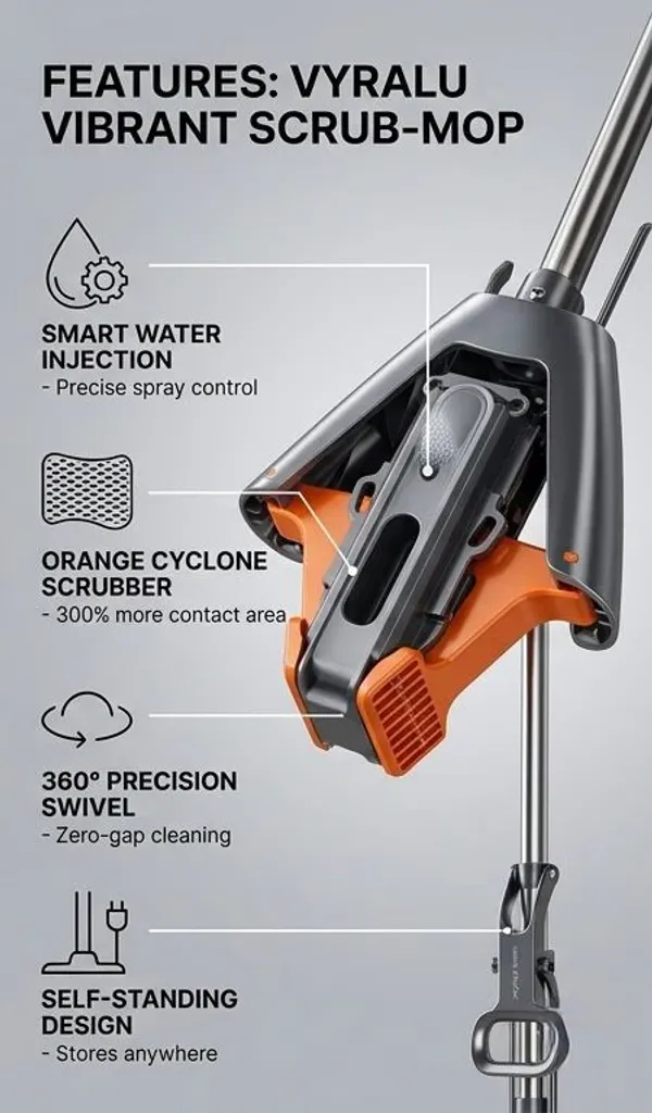 Vyralu_Grey_Cotton_Self-Wringing_Floor_Cleaning_Mop_With_Stainless_Steel_Handle