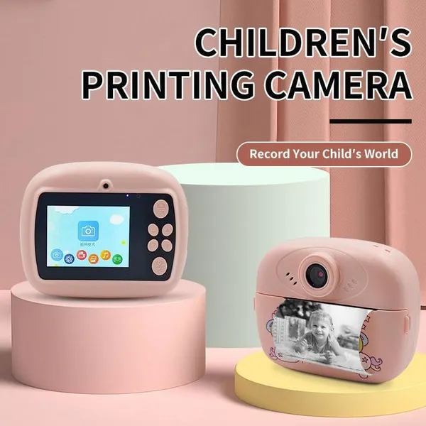 Vyralu_Pink_Instant_Print_Digital_Camera_With_Thermal_Printer_For_Kids
