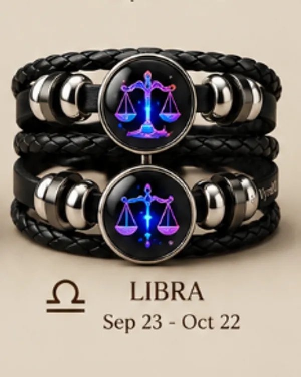 Vyralu_Black_And_Blue_Faux_Leather_Braided_Libra_Zodiac_Bracelet_Set