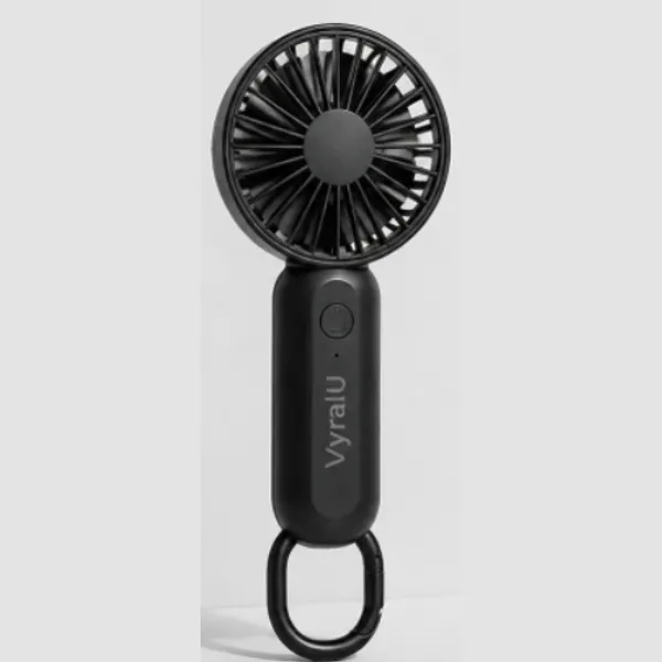 Vyralu_Black_Portable_Rechargeable_Handheld_Mini_Fan_Adjustable_Speed