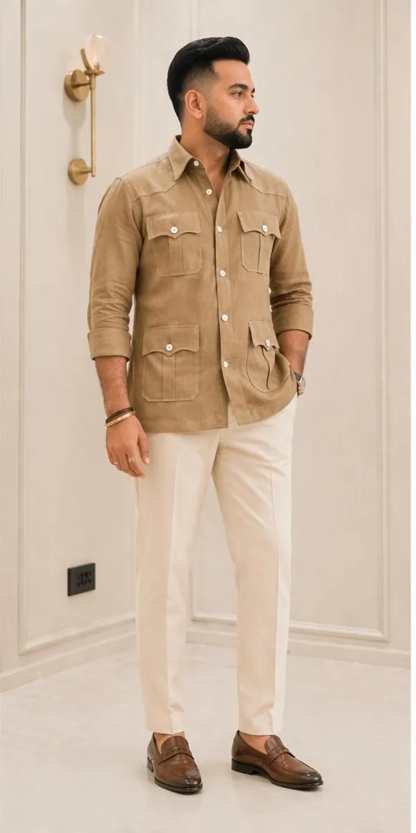 Khakhi_Blended_Linen_Hunter_Shirt