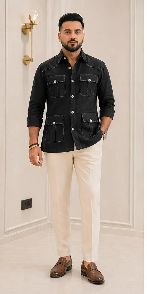 Black_Blended_Linen_Hunter_Shirt