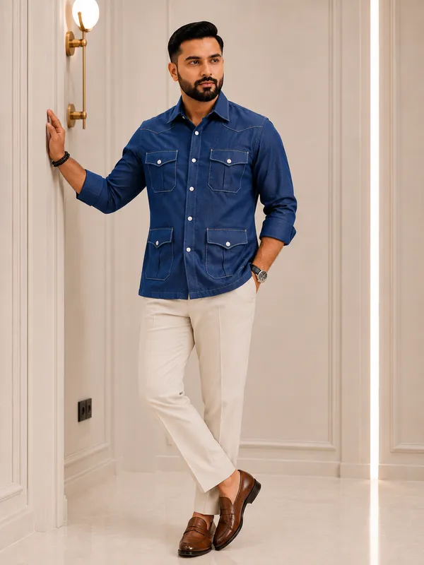 Denim_Blue_Blended_Linen_Hunter_Shirt