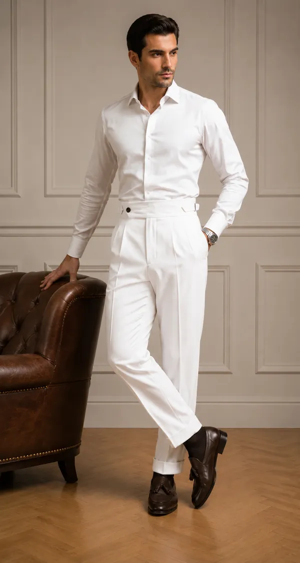 White_Gurkha_Pants