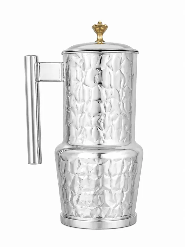 Steel_And_Brass_Two-Tone_Water_Jug_Duo