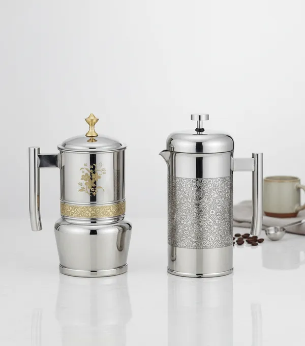 Golden-Silver_And_Silver_Steel_Serving_Jug_Duo_2L