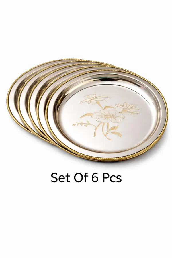 Brass_Beaded_Floral_Engraved_Serving_Tray_Set_Of_6