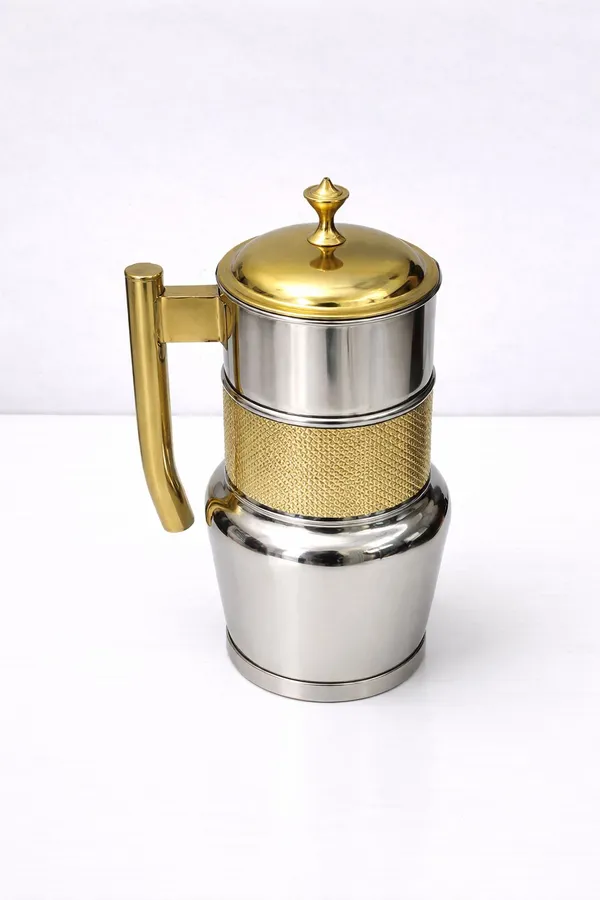 Steel_And_Brass_Two-Tone_Water_Jug_Duo