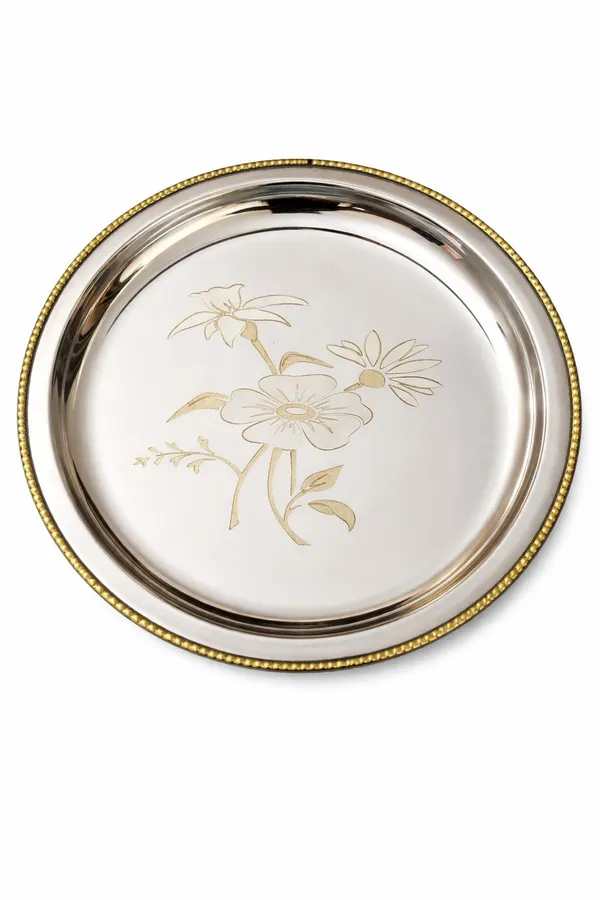 Brass_Beaded_Floral_Engraved_Serving_Tray_Set_Of_6