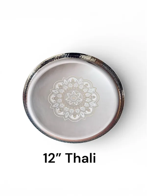 Steel_Hammered_Finish_Silver_Dining_Dinner_Set_6_Pieces