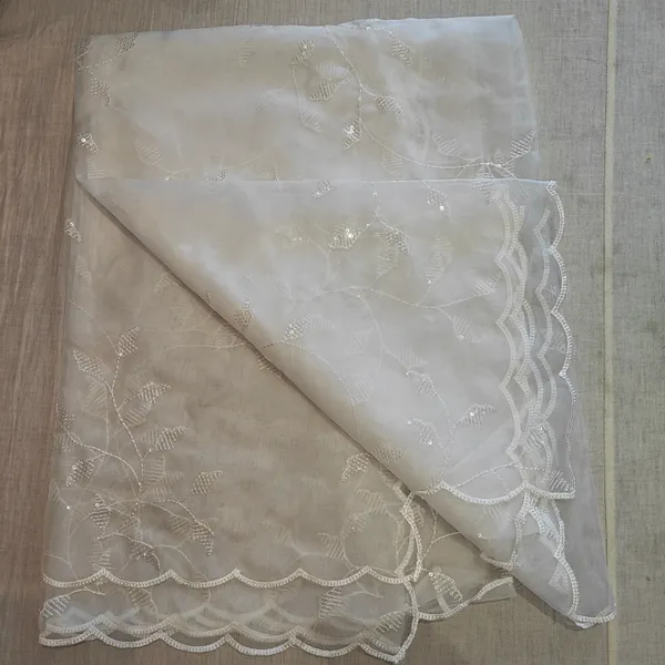 Ivory_Organza_With_Sequin_Work_Dupatta_For_Women