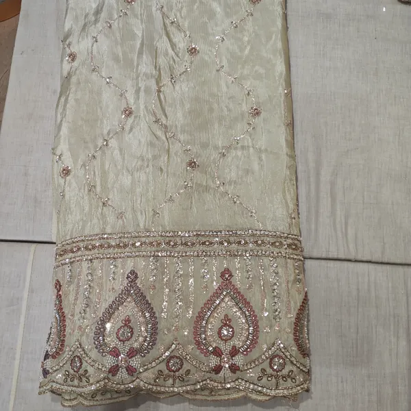 Off_White_Tissue_With_Hand_Work_Unstitched_Material_For_Women